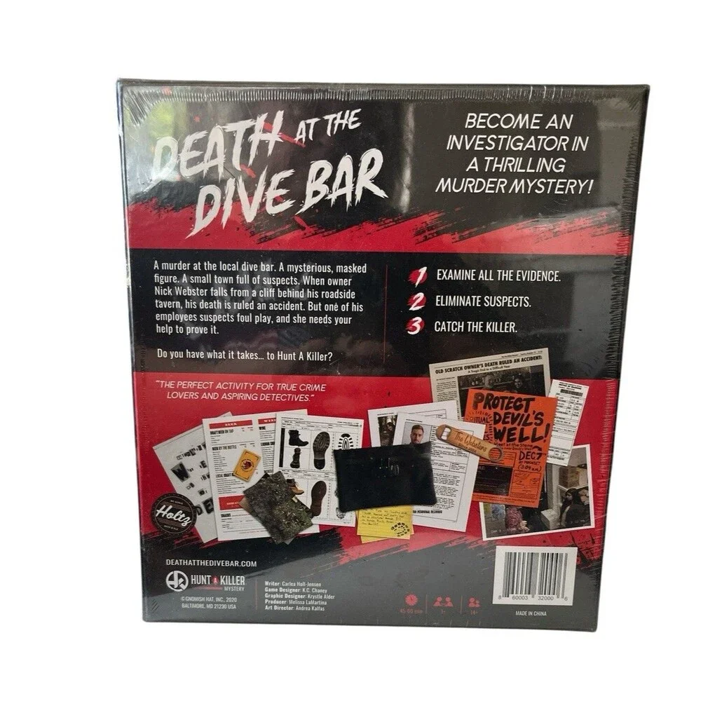Hunt A Killer: Death At The Dive Bar Murder Mystery Game